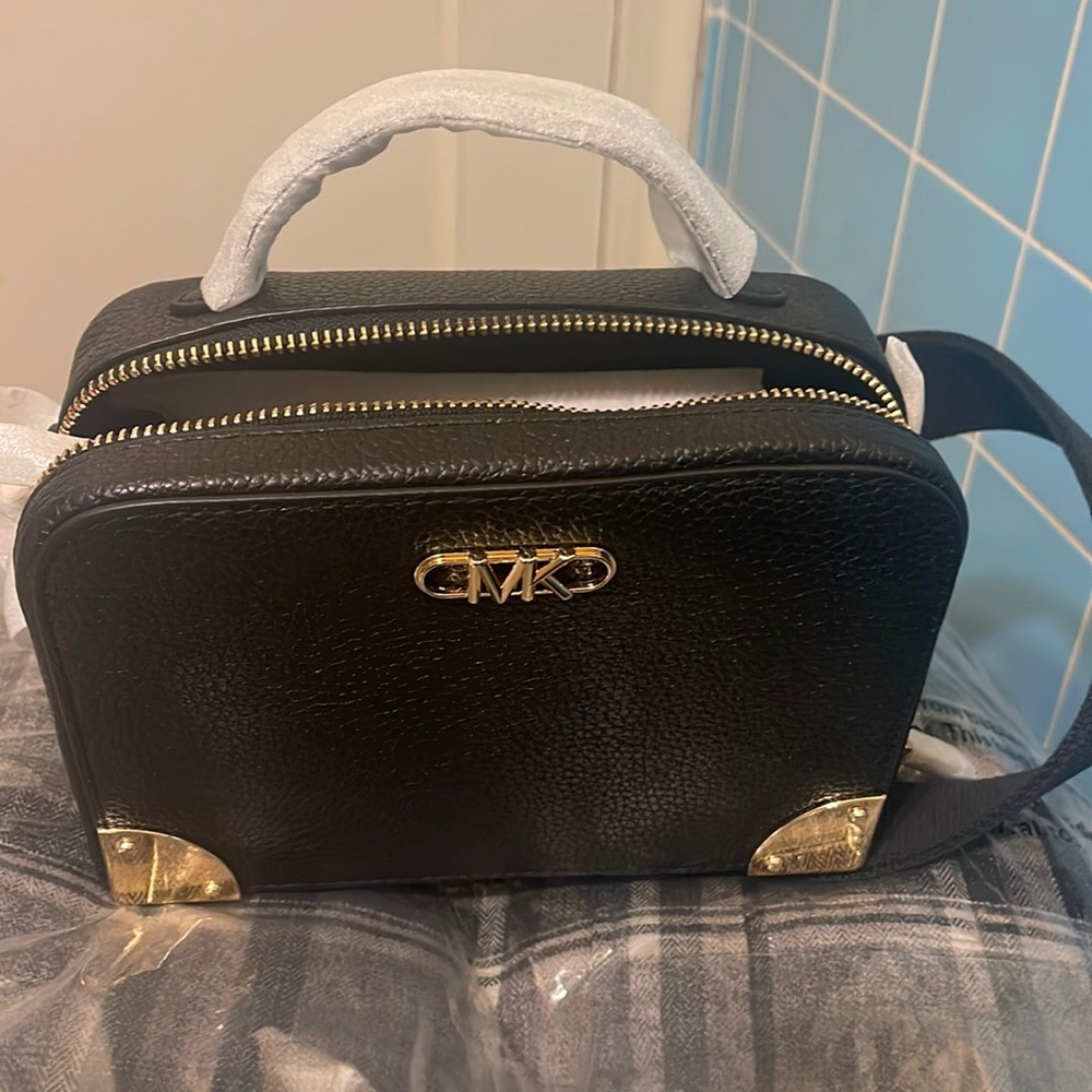 Black crossbody bag for women